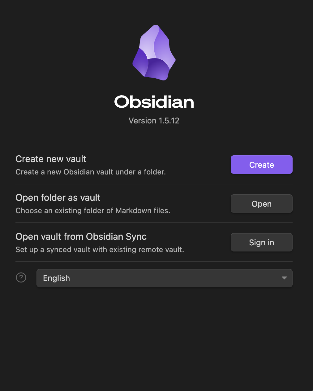 obsidian screen